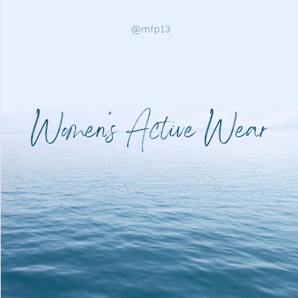 Womans Active Wear/ work out clothing